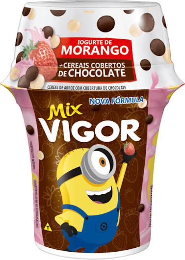 IOGURTE VIGOR MIX 140G MORANGO BLACK/WHITE
