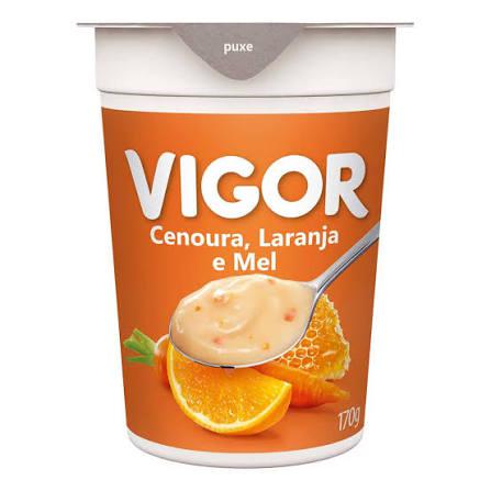 IOGURTE VIGOR NATURAL 150G LARANJA/ CENOURA/ MEL