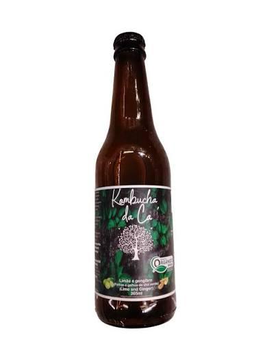 KOMBUCHA LIMAO E GENGIBRE 350ML DA CA
