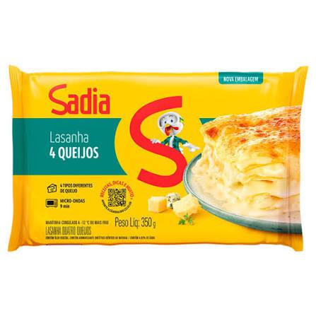 LASANHA SADIA TRAD.350G 4 QUEIJOS