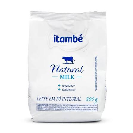 LEITE EM PO ITAMBE SACHE 500G NATURAL MILK INTEGRAL