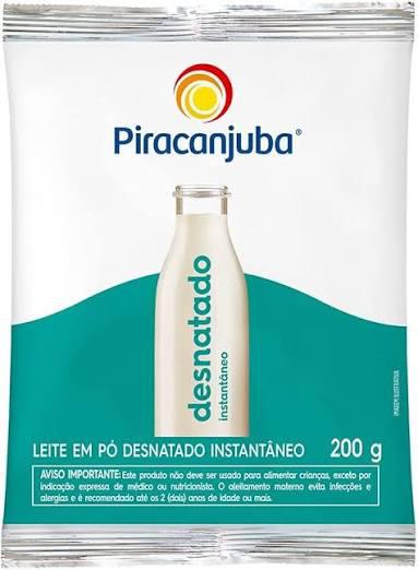 LEITE EM PO PIRACANJUBA PCT 200G DESN.INSTATANEO