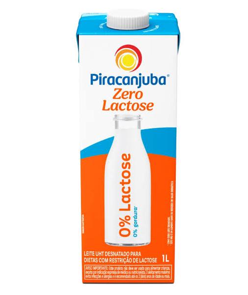LEITE PIRACANJUBA 1L ZERO LACTOSE DESNATADO
