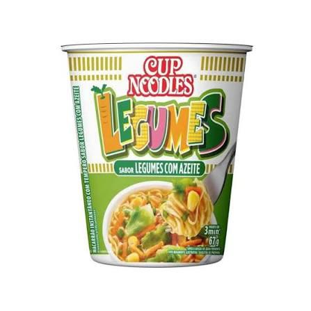 MAC.NISSIN CUP NOODLES 67G LEGUMES E AZEITE