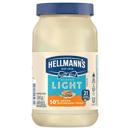MAIONESE HELLMANNS PT 500G LIGHT