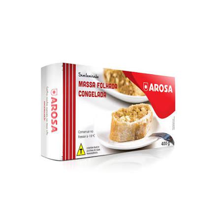 MASSA FOLHADA AROSA 400G SEMI PRONTA