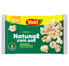 MILHO P/PIPOCA YOKI POPCORN 100G NATURAL C/SAL
