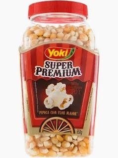 MILHO P/PIPOCA YOKI PT 650G SUPER PREMIUM