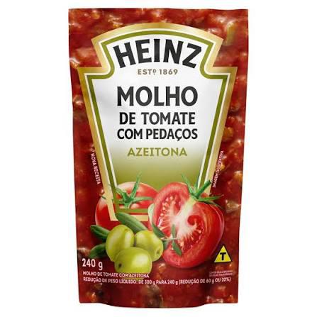 MOLHO DE TOMATE HEINZ SACHET 300G C/AZEITONA