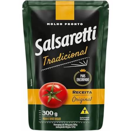 MOLHO DE TOMATE SALSARETTI SACHET 300G TRADICIONAL