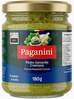 MOLHO PESTO PAGANINI 180G GENOVES CREMOSO