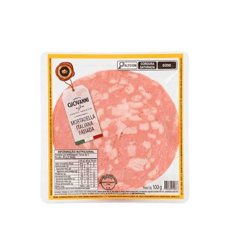 MORTADELA CERATTI 100G GIOVANNI ITALIANA FATIADA