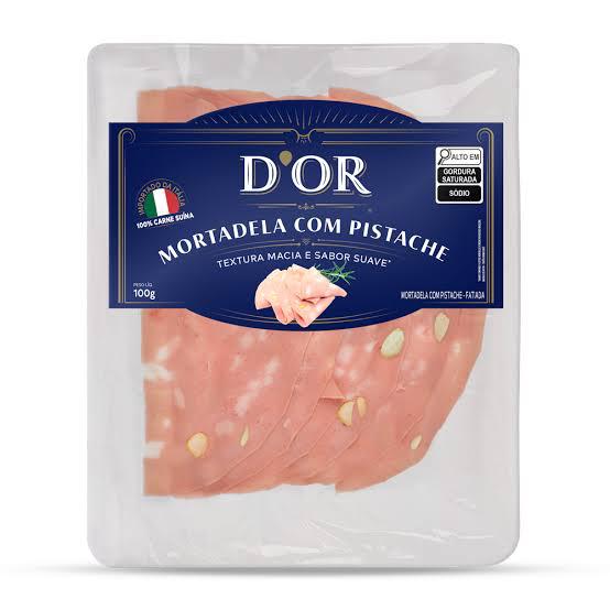 MORTADELA DOR 100G FATIADO COM PISTACHE
