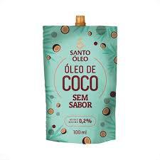 OLEO DE COCO SANTO OLEO SACHE 100ML S/SABOR