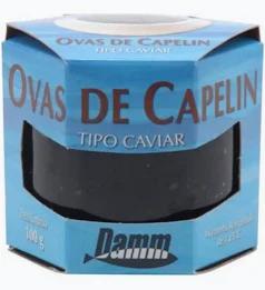 OVAS DE CAPELIN DAMM 100G TIPO CAVIAR PRETO