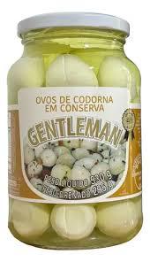 OVOS DE CODORNA GENTLEMAN EM CONSERVA VD 295G