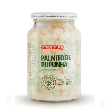 PALMITO OLIVEIRA VD 300G PUPUNHA PICADO