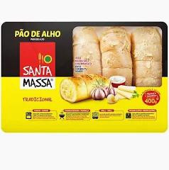 PAO DE ALHO SANTA MASSA 400G TRADICIONAL