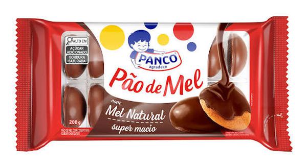 PAO DE MEL PANCO 200G COBERTO CHOCOLATE