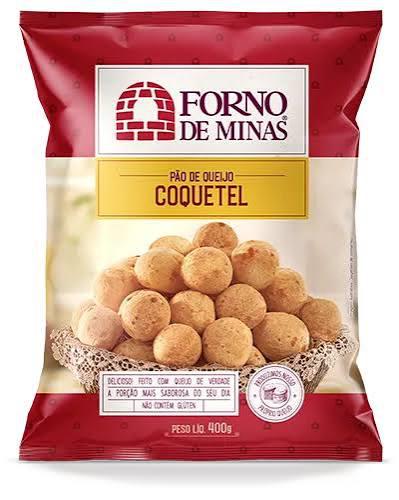 PAO DE QUEIJO FORNO DE MINAS 400G COQUETEL