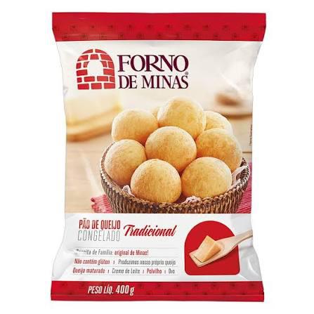PAO DE QUEIJO FORNO DE MINAS 400G TRADICIONAL