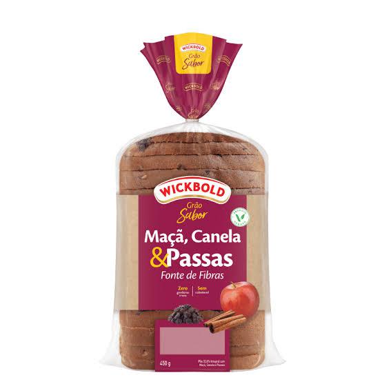 PAO WICKBOLD GRAO SABOR 450G MACA CANELA E PASSAS