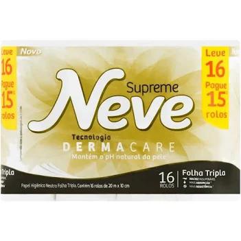 PAPEL HIG.NEVE F.T.LV 16UN PG 15UN 20MT SUPREME