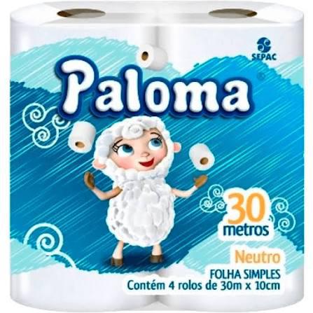 PAPEL HIG.PALOMA F.S.C/4UN 30MT NEUTRO