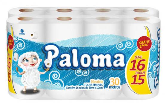 PAPEL HIG.PALOMA F.S. LV16 PG15 30MT NEUTRO