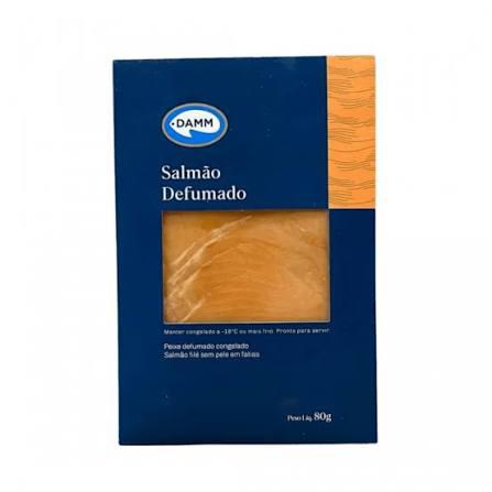 PEIXE DAMM 80G SALMAO FATIAS DEFUMADAS