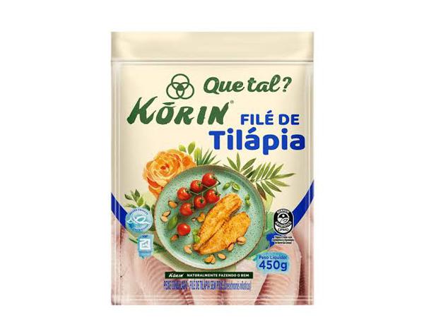 PEIXE KORIN 450G FILE DE TILAPIA