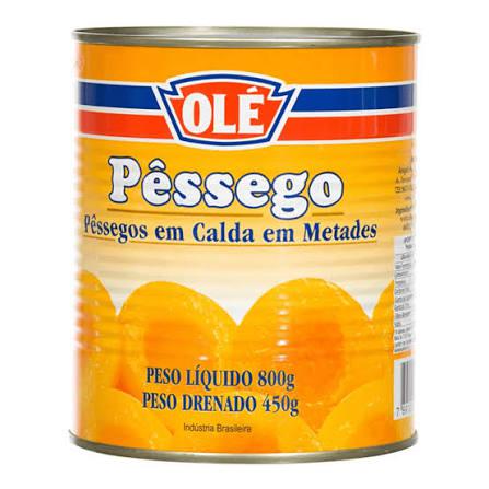 PESSEGO EM CALDA OLE 450G
