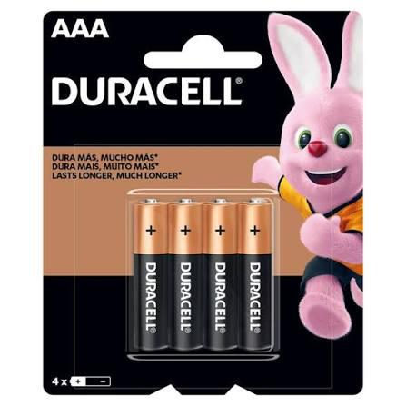 PILHA DURACELL ALC.C/4UN (AAA) PALITO