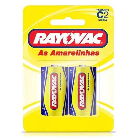 PILHA RAYOVAC AMAR.C/2UN (C) MEDIA