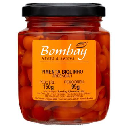 PIMENTA BIQUINHO BOMBAY VD 95G EM CONSERVA