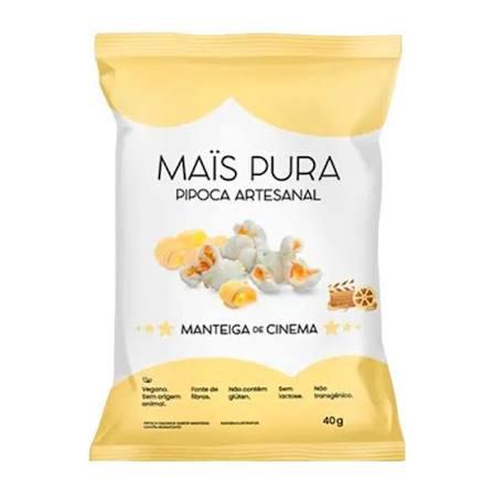 PIPOCA MAIS PURA 40G MANTEIGA DE CINEMA