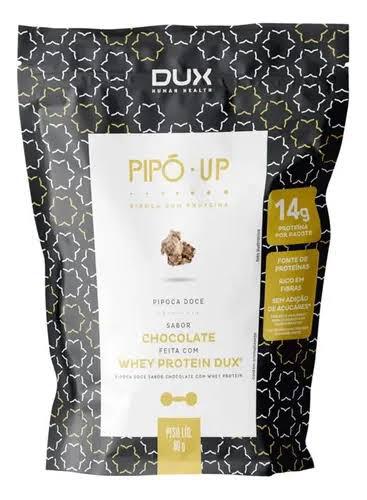 PIPOCA PIPO UP 80G CHOCOLATE C/ WHEY DUX