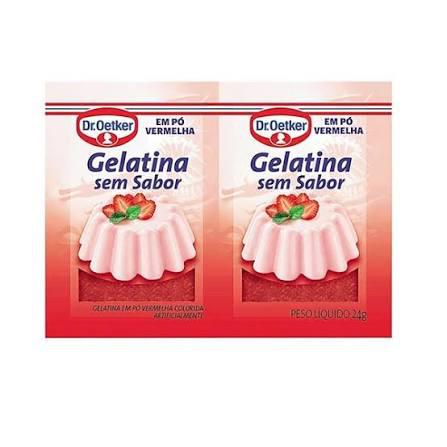 PO P/GELATINA DR.OETKER SEM SABOR 24G VERMELHA