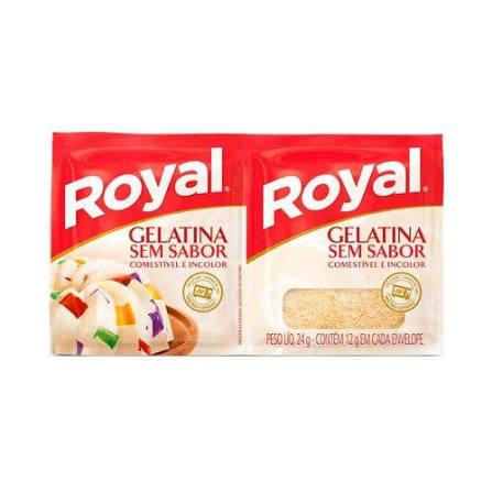 PO P/GELATINA ROYAL SEM SABOR 24G INCOLOR