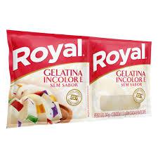 PO P/GELATINA ROYAL SEM SABOR 24G INCOLOR