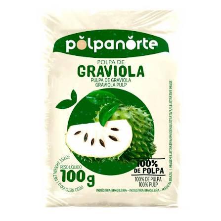 POLPA DE FRUTA POLPANORTE 100G GRAVIOLA