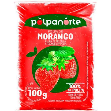 POLPA DE FRUTA POLPANORTE 100G MORANGO