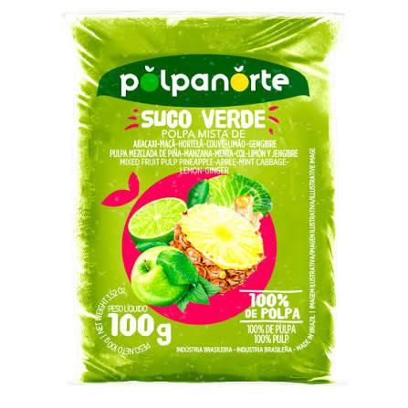 POLPA DE FRUTA POLPANORTE 100G SUCO VERDE