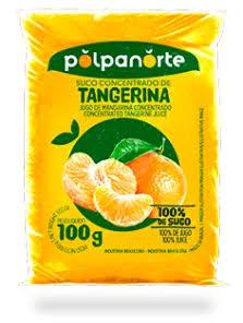 POLPA DE FRUTA POLPANORTE 100G TANGERINA