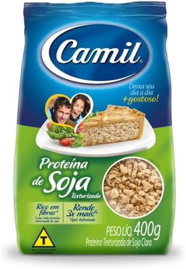 PROTEINA DE SOJA CAMIL 400G TEXTURIZADA CLARA