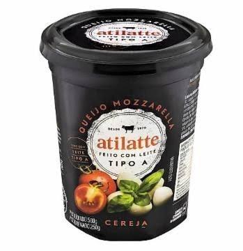 QUEIJO ATILATTE 250G MOZZARELA CEREJA