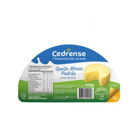 QUEIJO CEDRENSE 410G MINAS PADRAO FRACAO