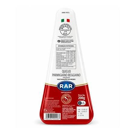 QUEIJO RAR 200G PARMIGIANO REGGIANO FRACAO