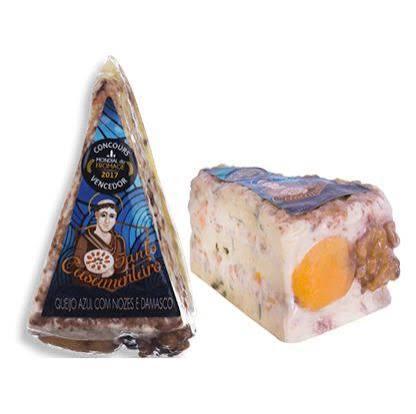 QUEIJO SANTO CASAMENTEIRO KG AZUL C/DAMASCO E NOZES