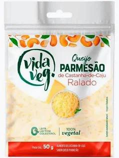 QUEIJO VIDA VEG RALADO 50G TIPO PARMESAO